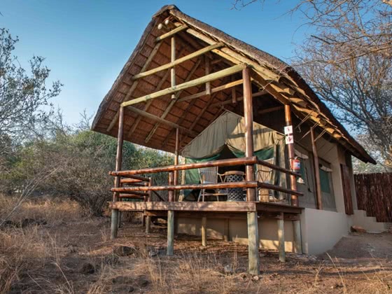Tent accommodation exterior